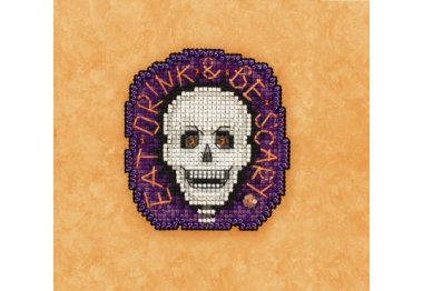 вышивка гладью MH181725 Будь пугливым. Набор для вышивки в смешанной технике Mill Hill вышивка гладью MH181725 Будь пугливым. Набор для вышивки в смешанной технике Mill Hill