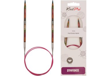  21354 Спиці кругові Symfonie Wood KnitPro, 100 см, 5.00 мм