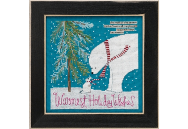 вышивка гладью CG301912 Самые теплые пожелания. Набор для вышивки в смешанной технике Mill Hill