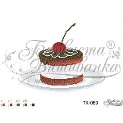ТК-089 Ніжне тістечко. Схема для вишивки бісером (габардин) ТМ Барвиста Вишиванка - 1