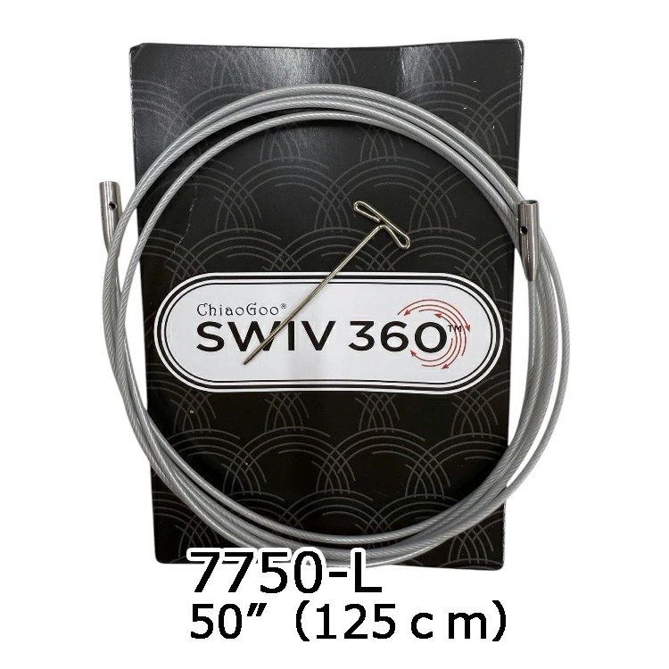 Кабель SWIV360 Silver Large 125см арт. 7750-L ChiaoGoo - 1