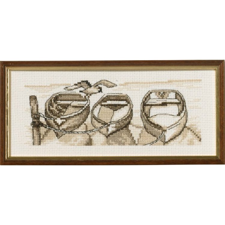 13-8142 Човни. Набір для вишивання хрестом PERMIN - 1