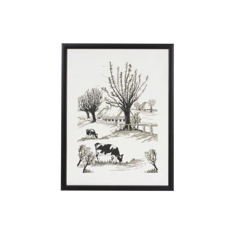 90-1109 Корови (Cows. Набір для вишивання хрестом PERMIN - 1