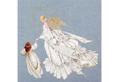  LL28 Angel of Mercy // Ангел Милосердя. Схема для вишивки хрестиком на папері Lavender & Lace