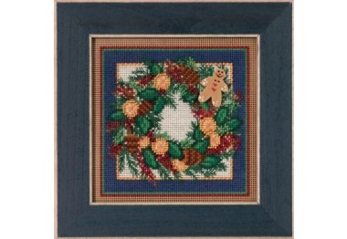 вышивка гладью MH145304 Пряный венок. Набор для вышивки в смешанной технике Mill Hill