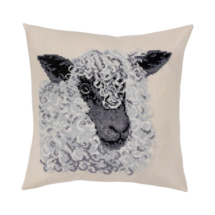 83-6103 Серая овца. Набор для вышивания крестом PERMIN - 1