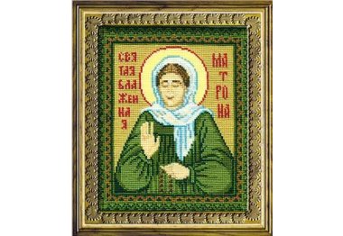  0876 Св.Блаженная Матрона. Набор для вышивки крестом Риолис