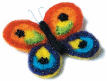 В-09 Метелик Набір для валяння іграшки Чарівна Мить - 1