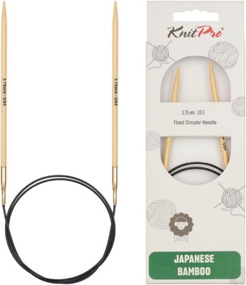 22278 Спицы круговые Bamboo KnitPro, 100 см, 3.75 мм - 1 22278 Спицы круговые Bamboo KnitPro, 100 см, 3.75 мм - 1