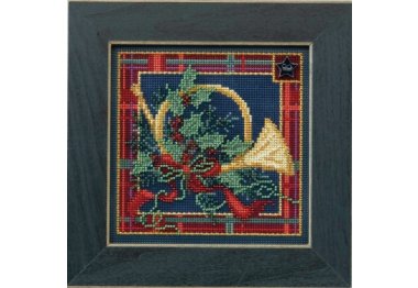 вышивка гладью MH144306 Валторна. Набор для вышивки в смешанной технике Mill Hill