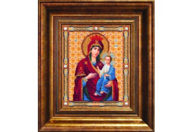 наборы для вышивания бисером Б-1150 Икона Божьей Матери Иверская Набор для вышивки бисером
