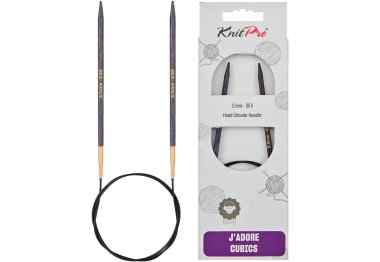 спицы для вязания 19097 Спицы круговые J'adore Cubics KnitPro 100 см, 5.00мм спицы для вязания 19097 Спицы круговые J'adore Cubics KnitPro 100 см, 5.00мм