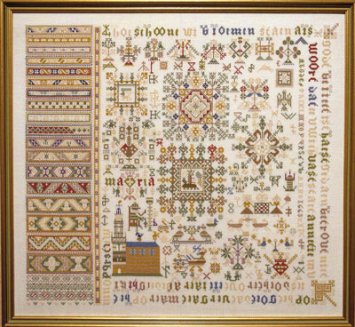 39-8406 Sampler '' Antique ". Набір для вишивання хрестом PERMIN - 1 39-8406 Sampler '' Antique ". Набір для вишивання хрестом PERMIN - 1