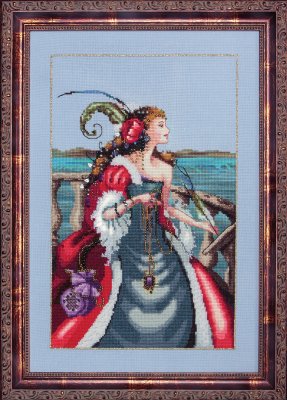 MD113 The Red Lady Pirate // Червона Леді Пірат. Схема для вишивки хрестиком на папері Mirabilia Designs - 1