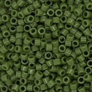 DB-1135 Бисер Miyuki Delica Beads 11/0 (натуральный зеленый темный) - 1