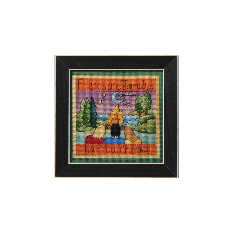 ST152411 Друзі та сім'я. Набір для вишивки в змішаній техниці Mill Hill - 1