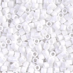 DBL-200 Бісер Miyuki Delica Beads 8/0 (натуральний, білий) - 1