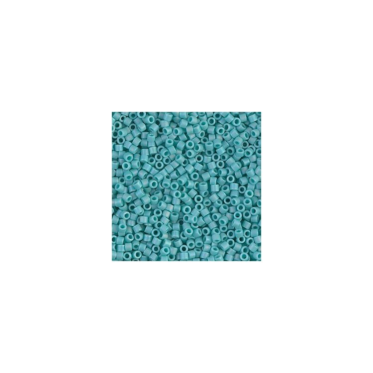 DBS-878 Бисер Miyuki Delica Beads 15/0 (матовый бирюзовый) - 1
