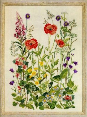 70-2315 Маки. Набір для вишивання хрестом PERMIN - 1