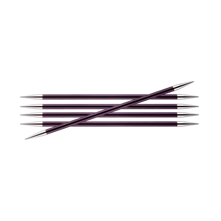 47013 Спиці шкарпеткові Zing KnitPro, 15 см, 6.00 мм - 1 47013 Спиці шкарпеткові Zing KnitPro, 15 см, 6.00 мм - 1