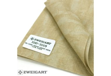  3281/3009 Тканина для вишивання фасована Vintage Cashel Linen Aida 28 Zweigart 55х70 см