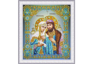  Набор для вышивки бисером Икона "Святые Петр и Феврония" Р-406 ТМ Картины бисером