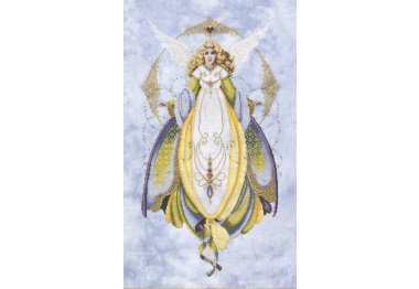  LL57 Angel Of Healing//Ангел исцеления. Схема для вышивки крестом на бумаге Lavender & Lace