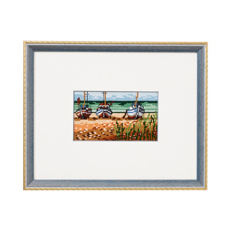 92-8420 Лодки (Boats. Набор для вышивания крестом PERMIN - 1