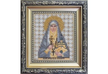  Б-1071 Икона святая преподобная мученица Елисавета Набор для вышивки бисером