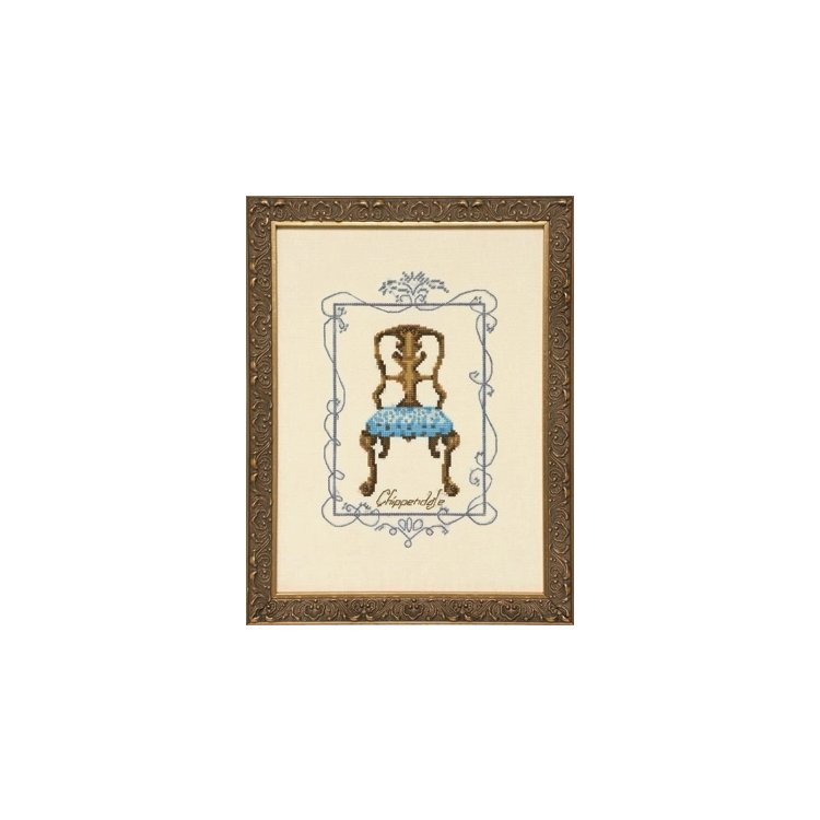 NC177 Chippendale//Чиппендейл. Схема для вышивки крестиком на бумаге Nora Corbett - 1 NC177 Chippendale//Чиппендейл. Схема для вышивки крестиком на бумаге Nora Corbett - 1