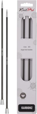 41288 Спицы прямые Karbonz KnitPro 35 см 4.00 мм - 1 41288 Спицы прямые Karbonz KnitPro 35 см 4.00 мм - 1