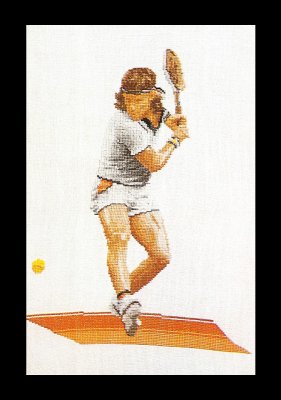 1004 Tennis Linen. Набір для вишивки хрестом Thea Gouverneur - 1