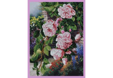  Набор для вышивки бисером Цветы в саду P-233 ТМ Картины бисером