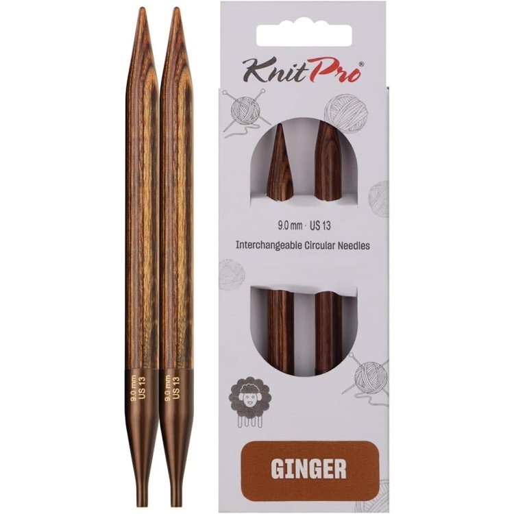 31213 Спицы съемные Ginger KnitPro, 9.00 мм - 1 31213 Спицы съемные Ginger KnitPro, 9.00 мм - 1