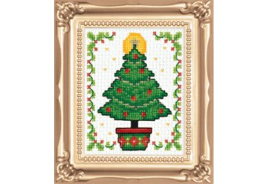  Рождественское дерево. Набор для вышивки крестом Design Works арт. dw595