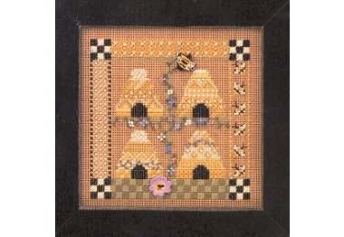 вишивка гладдю MHCB98 Бджолиний дім. Набір для вишивки в змішаній техниці Mill Hill