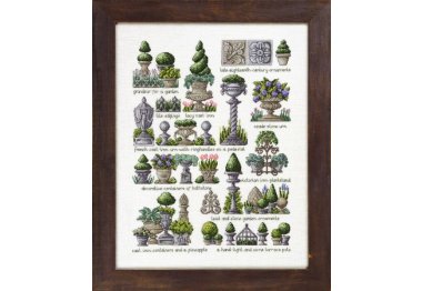  70-3435 Садовые орнаменты. Набор для вышивания крестом PERMIN