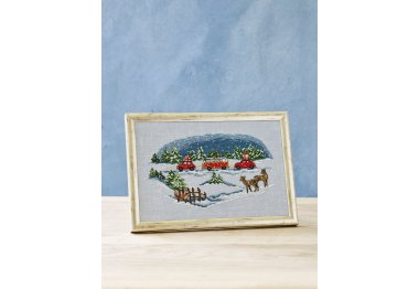  12-2288 Дом для Рождества (Home for christmas. Набор для вышивания крестом PERMIN