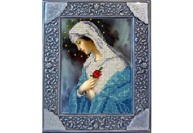  20918 Дева Мария с розой. Набор для вышивки бисером