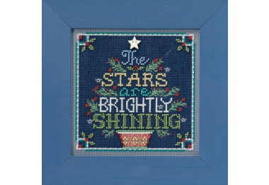 вишивка гладдю MH141833 Яскраво сяє. Набір для вишивки в змішаній техниці Mill Hill