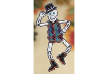 вишивка гладдю MH189205 Містер Бонс. Набір для вишивки в змішаній техніці Mill Hill