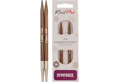  20406 Спиці знімні Symfonie Wood KnitPro, 5.50 мм