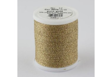 нитки для вышивания Нитки Glamour №12 вискозная нить с металлизированным эффектом, 200м Madeira арт. 9806