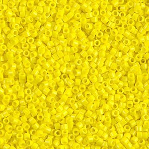 DB-721 Бісер Miyuki Delica Beads 11/0 (натуральний, жовтий лимонний) - 1