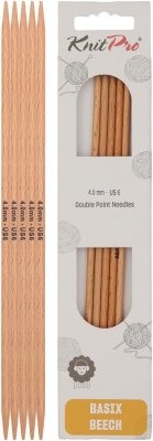 35117 Спиці шкарпеткові Basix KnitPro, 20 см, 4.00 мм - 1 35117 Спиці шкарпеткові Basix KnitPro, 20 см, 4.00 мм - 1