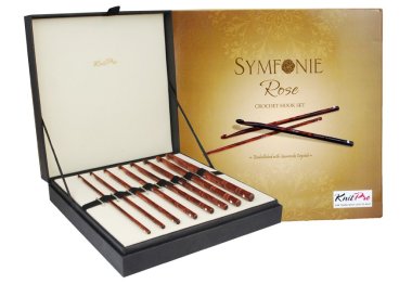  20736 Набір дерев'яних гачків Symfonie Rose в подарунковій коробці KnitPro