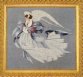 LL33 Angel of Winter//Ангел Зимы. Схема для вышивки крестом на бумаге Lavender &amp; Lace - 1