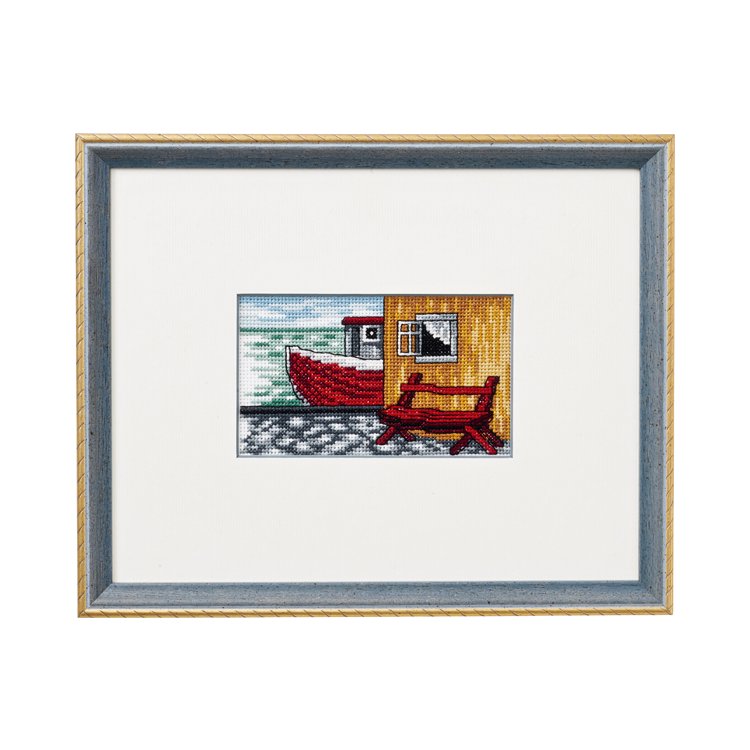 92-8423 Пристань (Habour. Набор для вышивания крестом PERMIN - 1