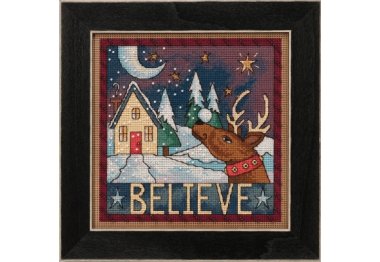 вышивка гладью ST151911 Верить. Набор для вышивки в смешанной технике Mill Hill