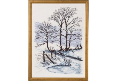  70-7431 Зима. Набор для вышивания крестом PERMIN